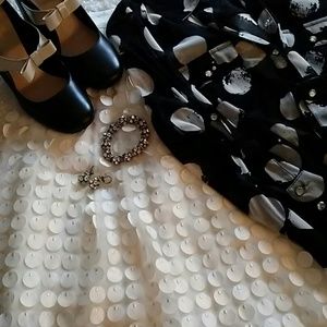 Pailette and Tulle Skirt